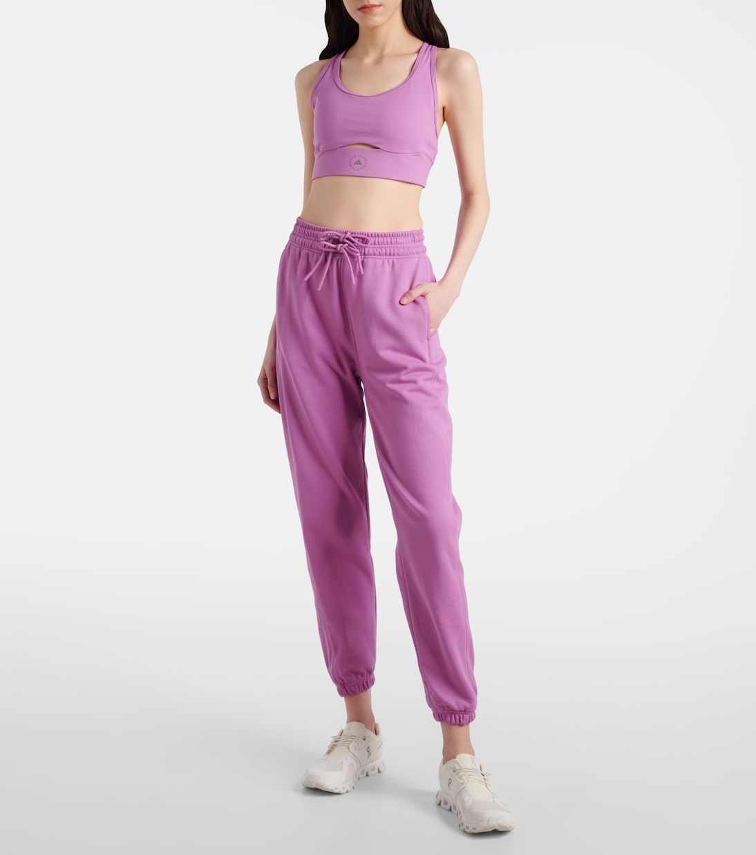 Jogginghose TrueCasuals aus Baumwoll-Jersey | Adidas by Stella McCartney