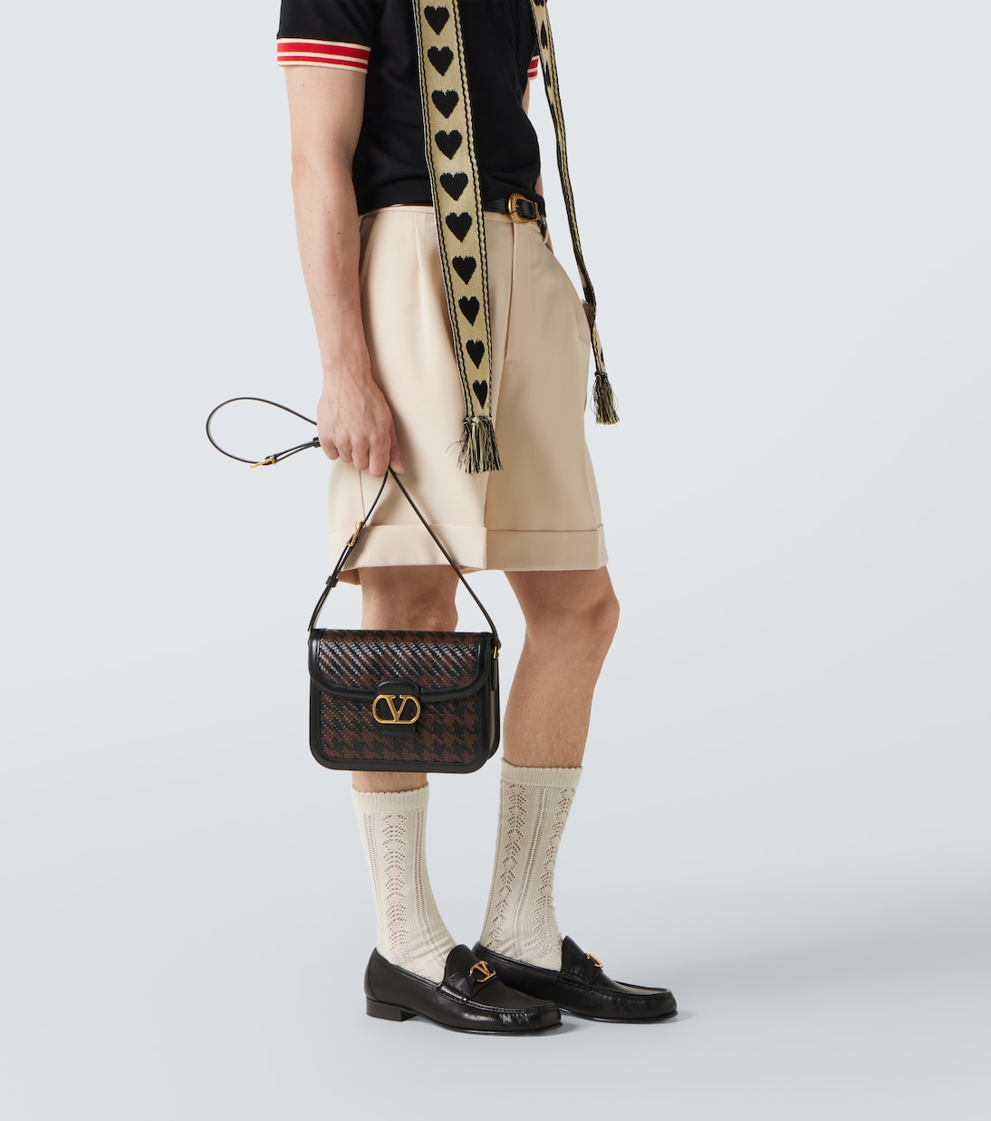 9TO5 leather shoulder bag | Valentino Garavani