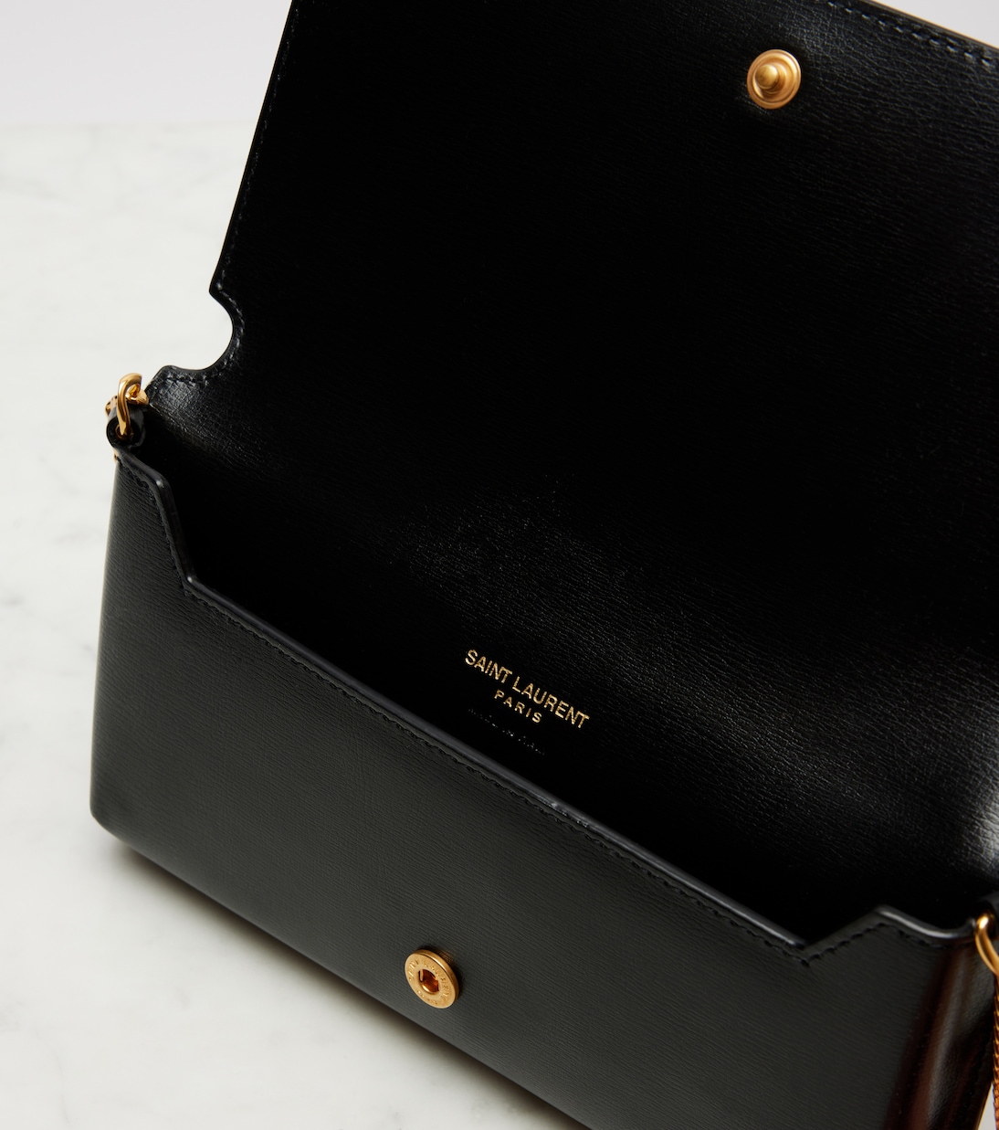Cassandre皮革手机小袋 | Saint Laurent