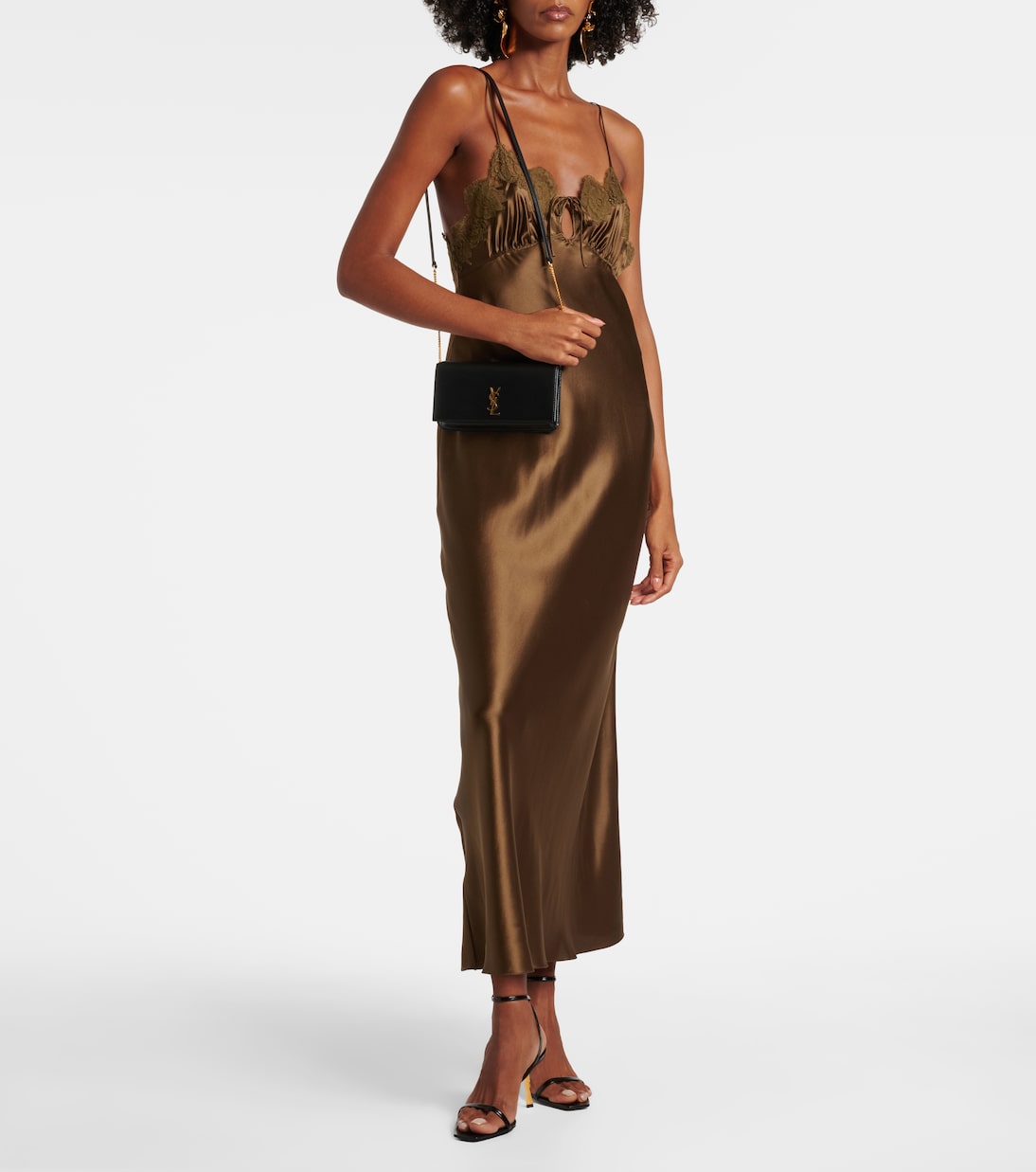 Cassandre皮革手机小袋 | Saint Laurent