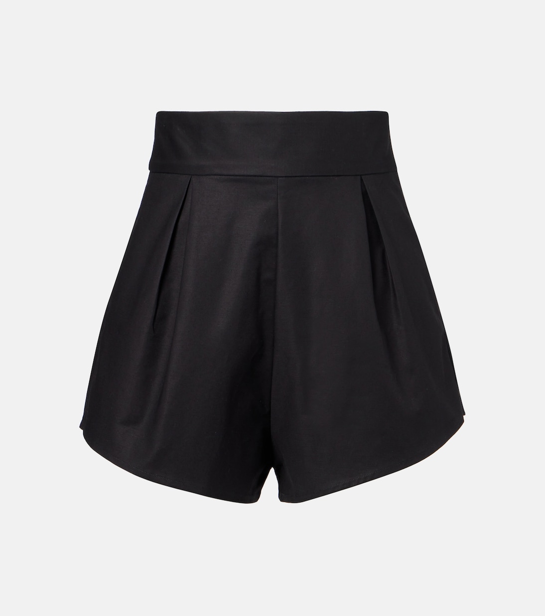 Short à taille haute en coton mélangé | Adriana Degreas