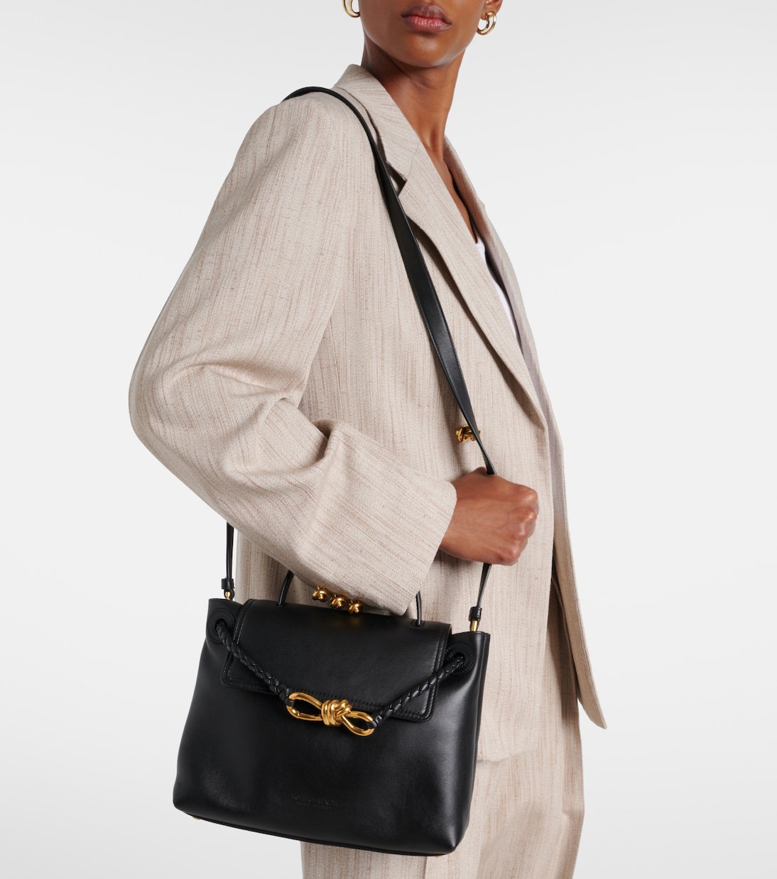 Ciao Ciao Knot Small leather tote bag | Bottega Veneta