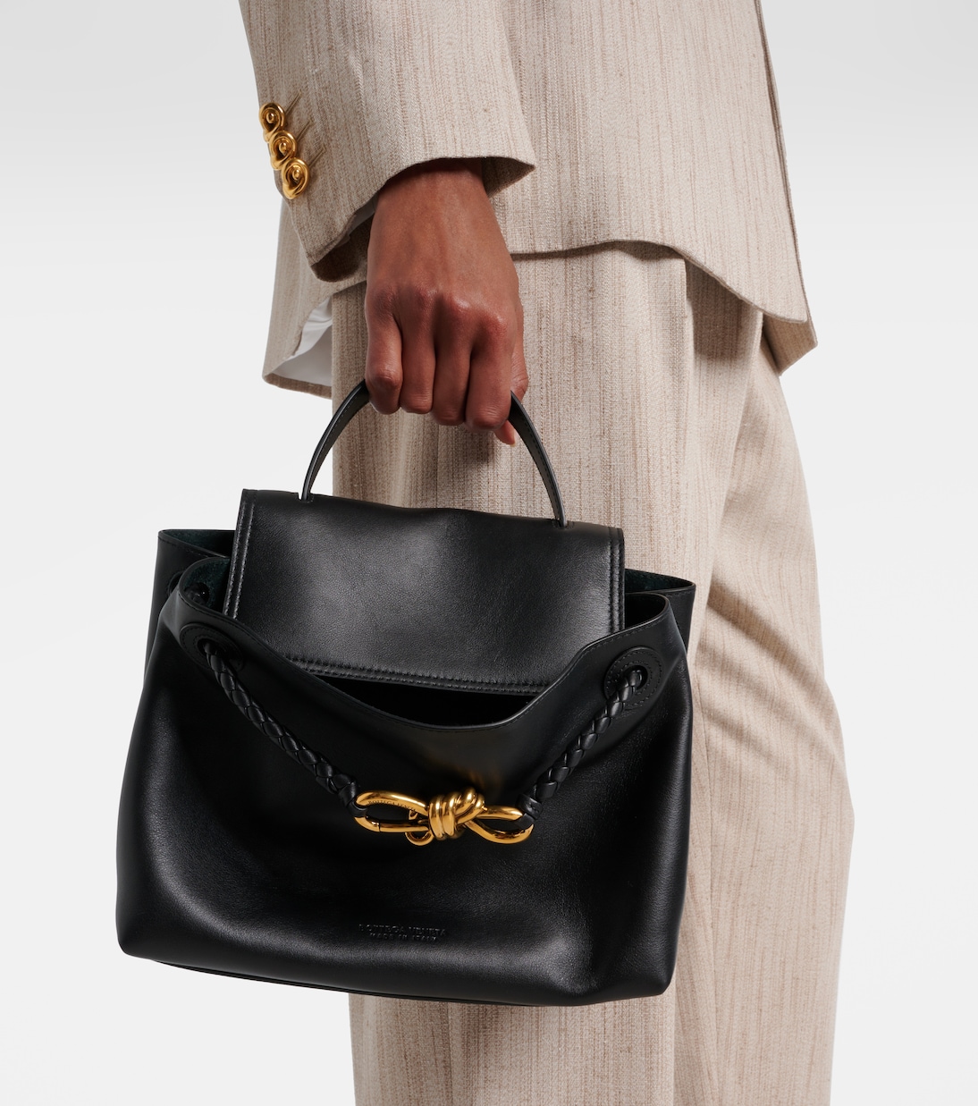 Ciao Ciao Knot Small leather tote bag | Bottega Veneta
