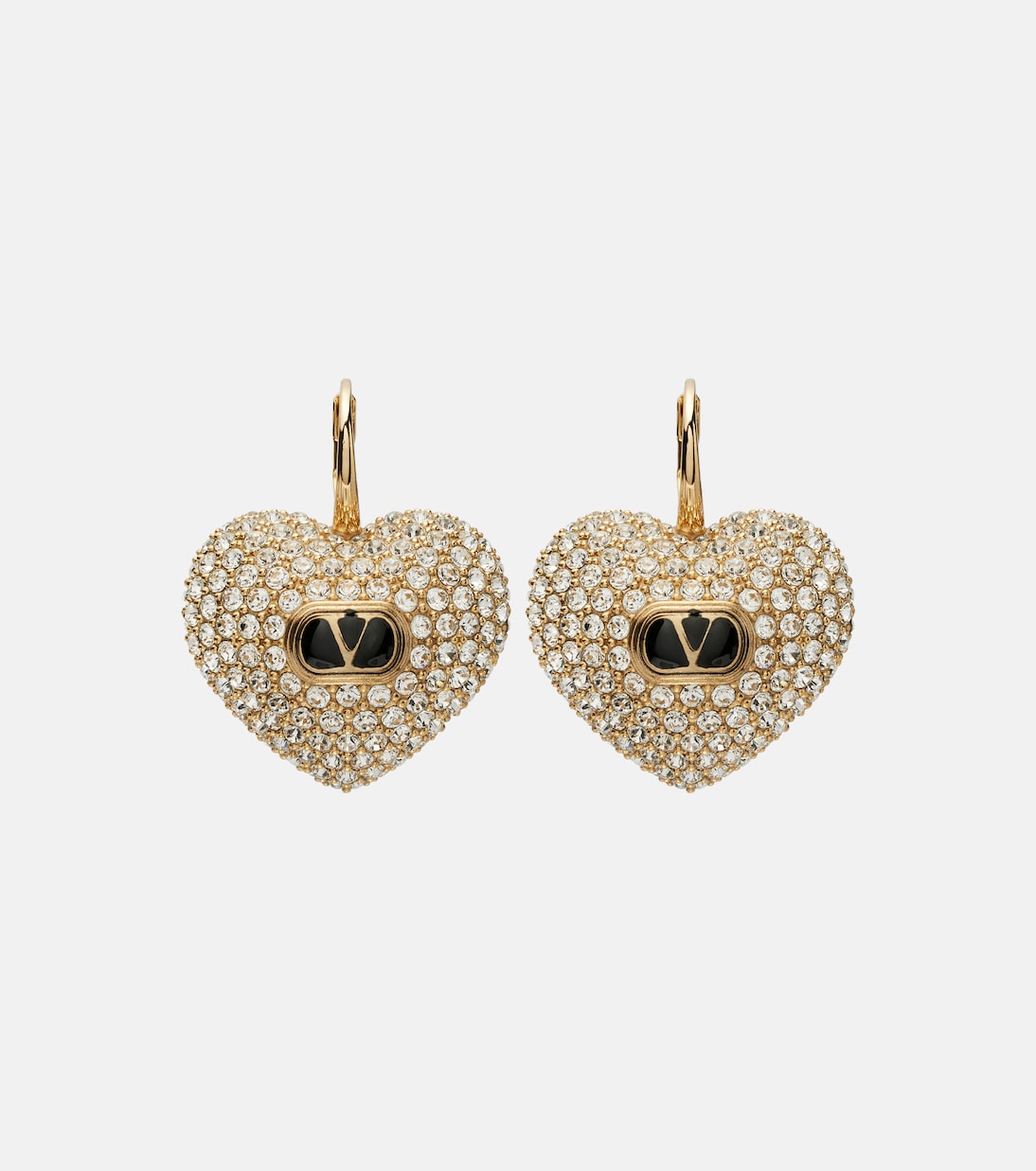 Cœur Royale crystal-embellished earrings | Valentino
