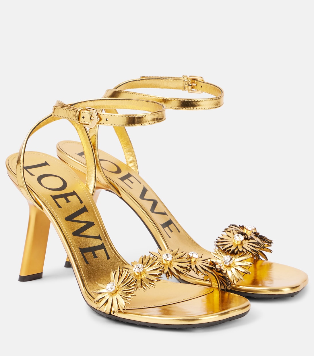 Paula's Ibiza Sandalen Petal aus Leder | Loewe