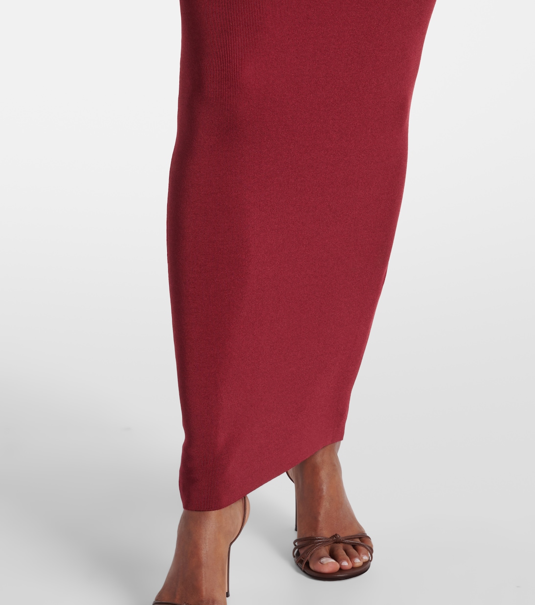 Abito lungo in jersey arricciato | Roland Mouret