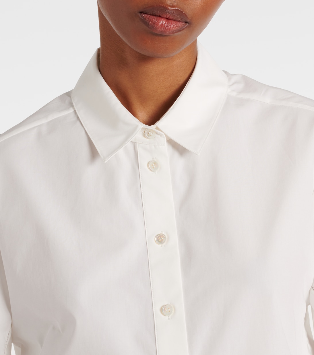 Camicia in popeline di cotone con ricamo | Róhe