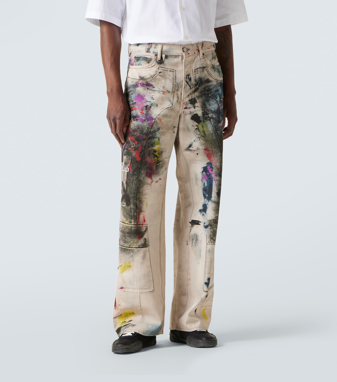 1981 trompe l'oeil canvas cargo pants | Acne Studios