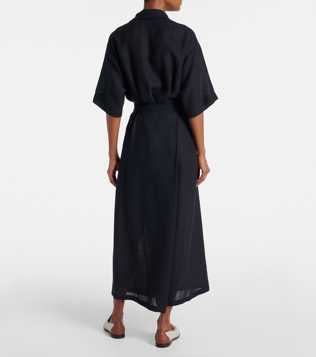 Pantaloni a gamba larga Lil in lino | Loro Piana