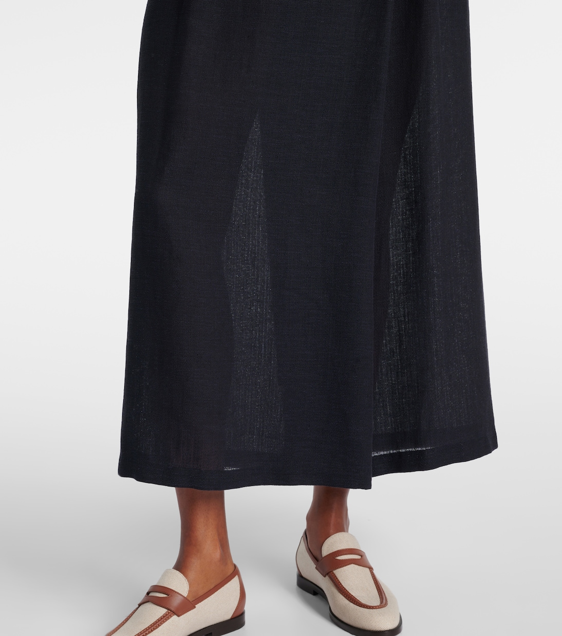 Pantaloni a gamba larga Lil in lino | Loro Piana