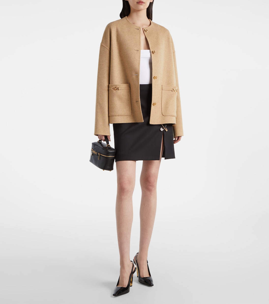 Wool-blend jacket | Versace