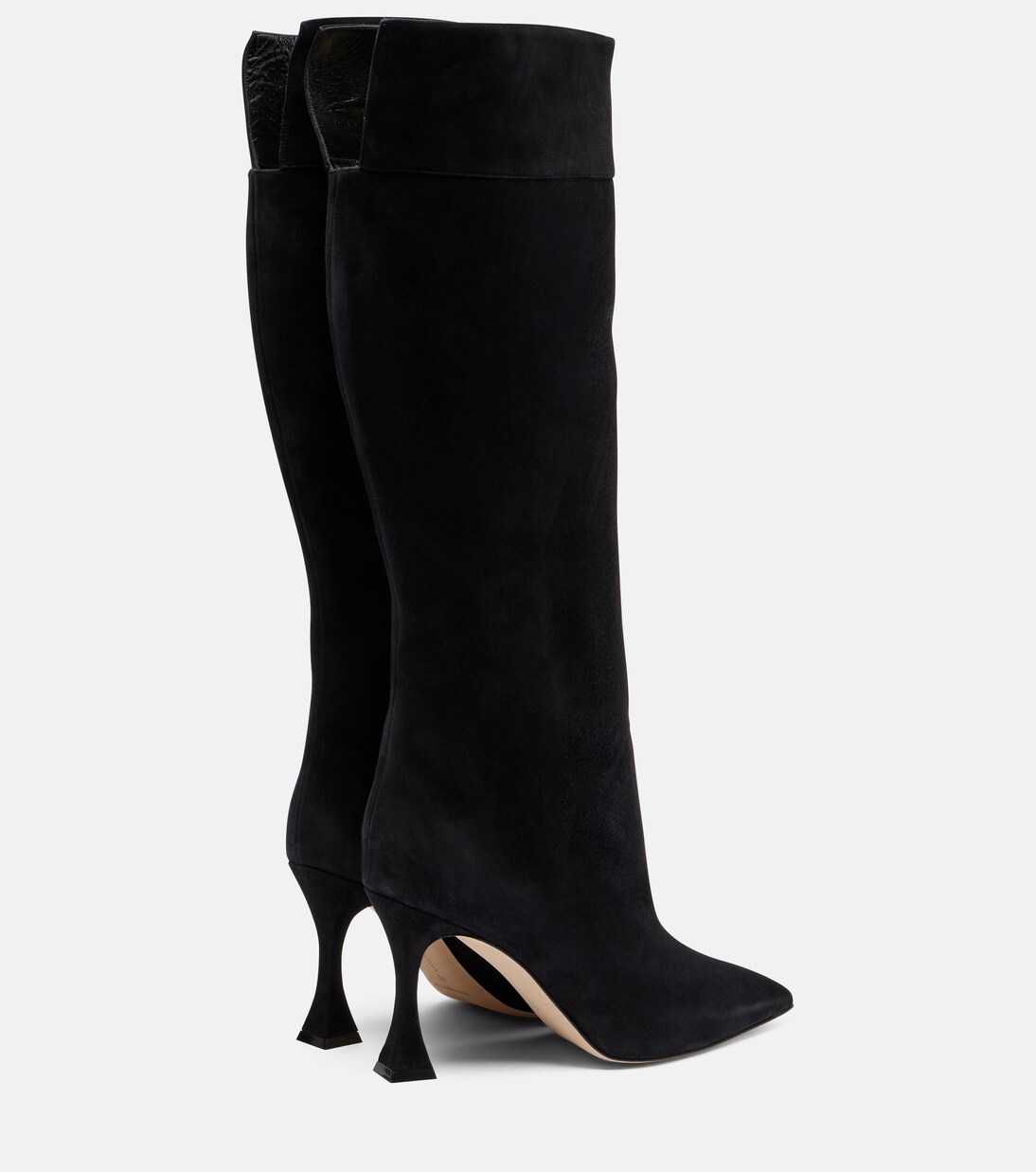 Miralone 90 suede knee-high boots | Manolo Blahnik