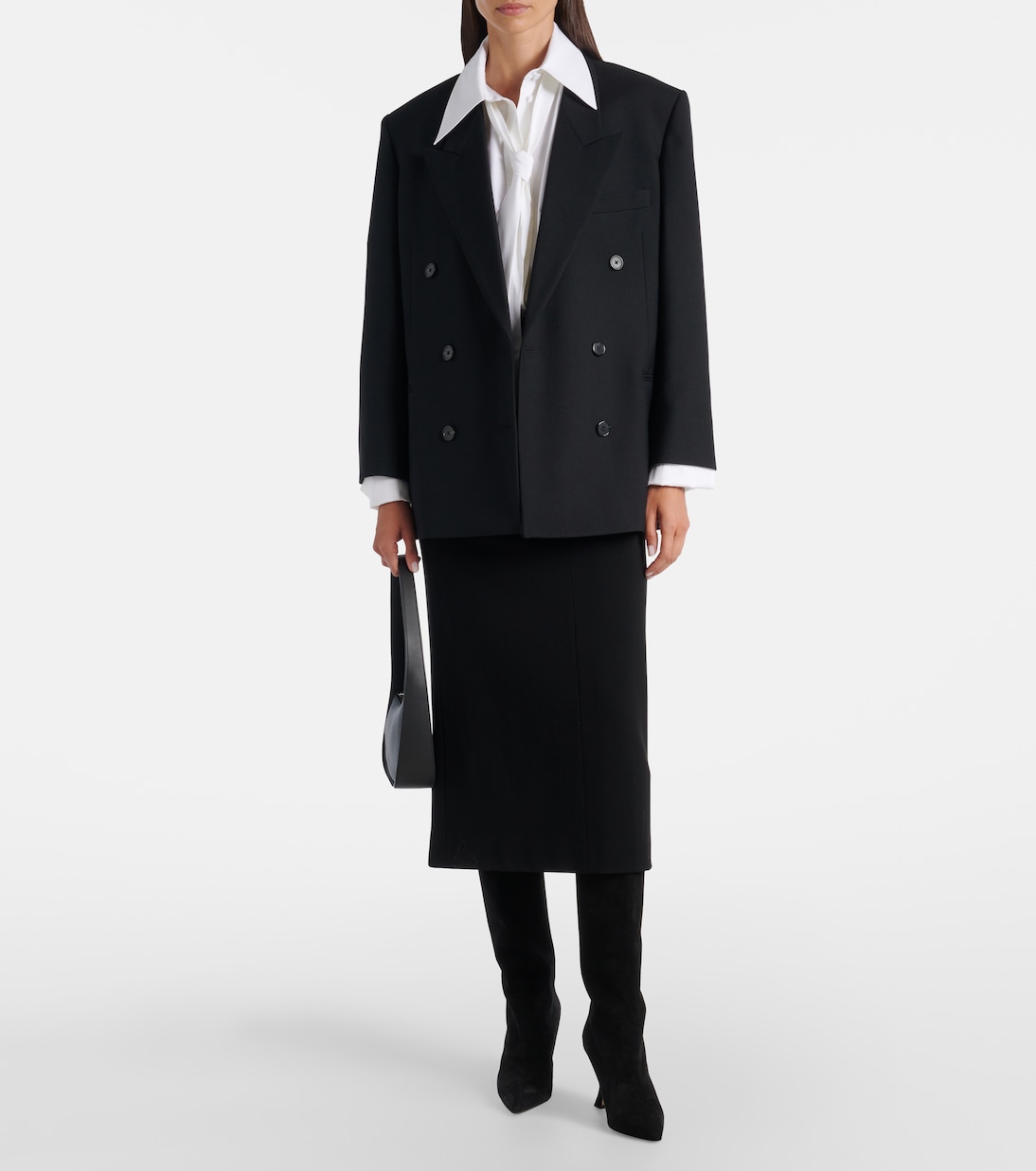 Miralone 90 suede knee-high boots | Manolo Blahnik