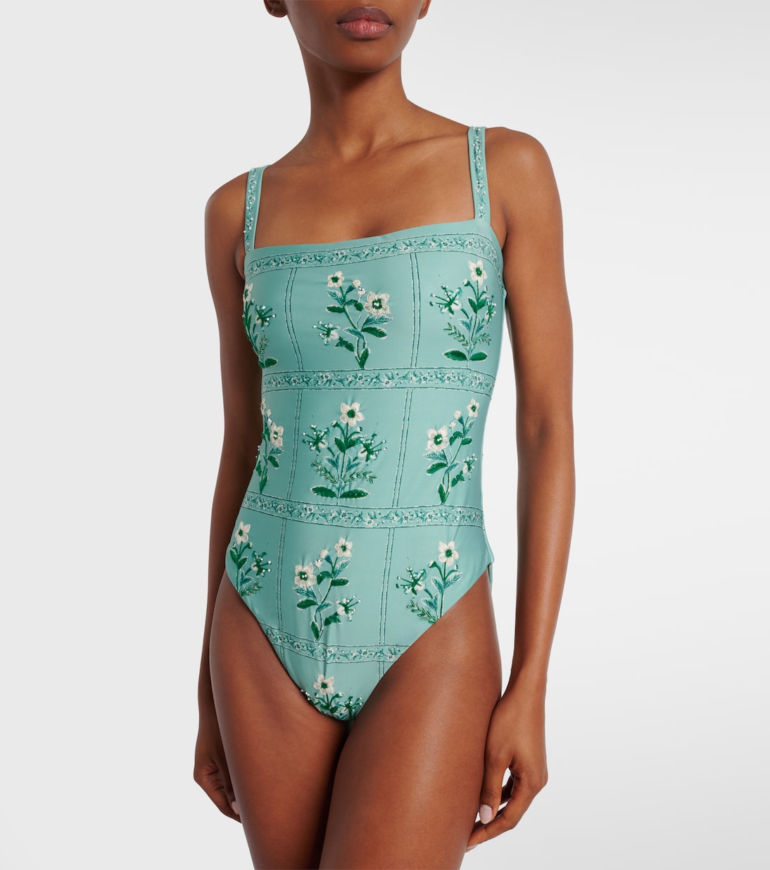 Maillot de bain Durazno Ceiba à fleurs | Agua by Agua Bendita