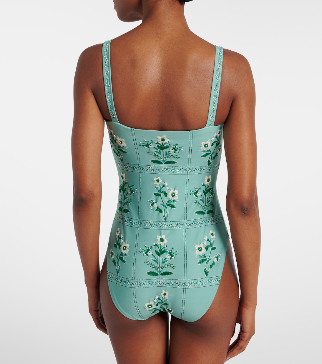 Maillot de bain Durazno Ceiba à fleurs | Agua by Agua Bendita
