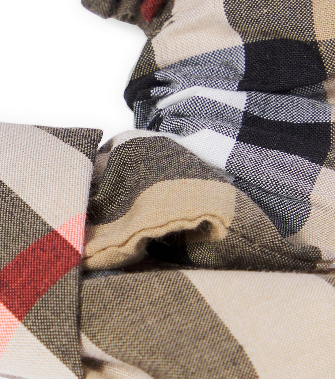 Scrunchie in cotone Burberry Check | Burberry Kids