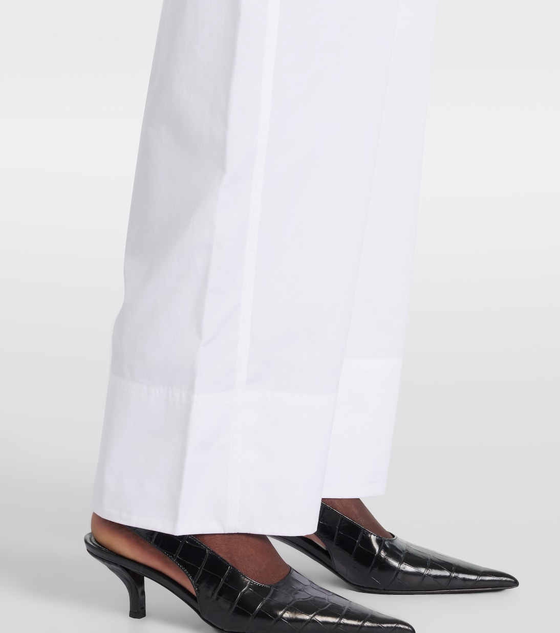 Weite Hose Twisted Seam aus Baumwollpopeline | Toteme