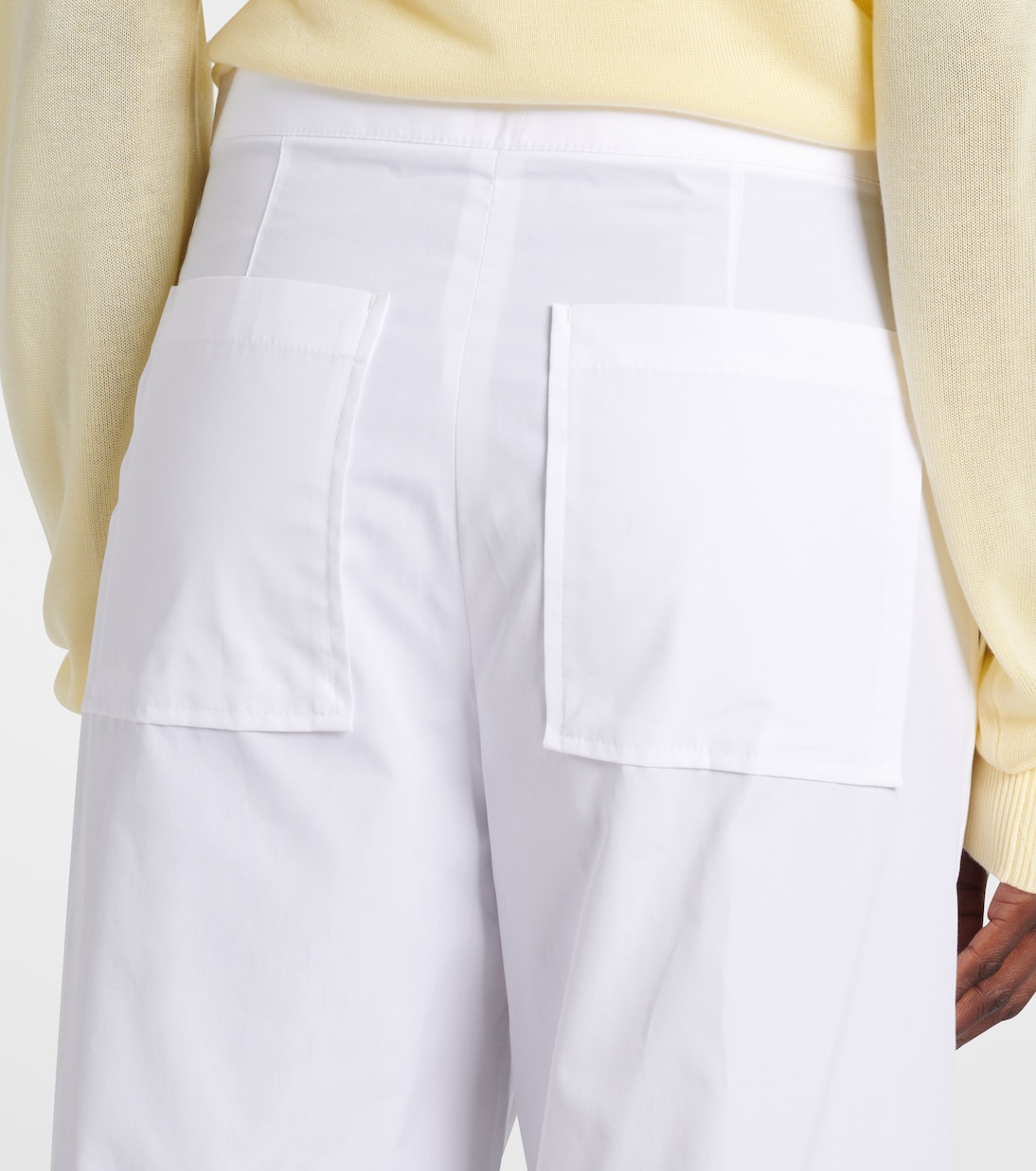 Weite Hose Twisted Seam aus Baumwollpopeline | Toteme