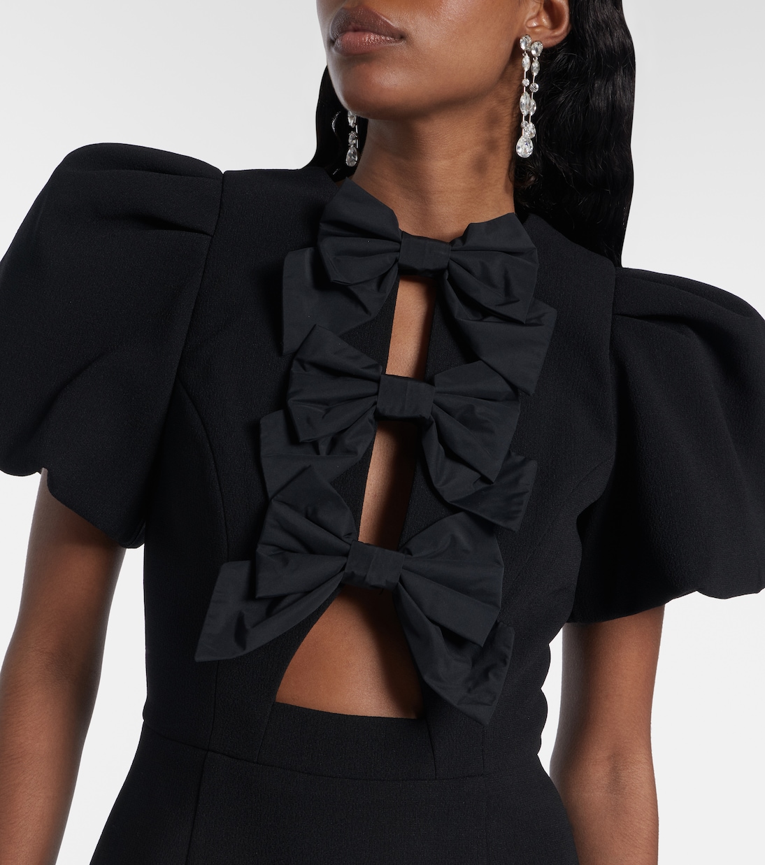 Kaylee bow-detail minidress | Rebecca Vallance