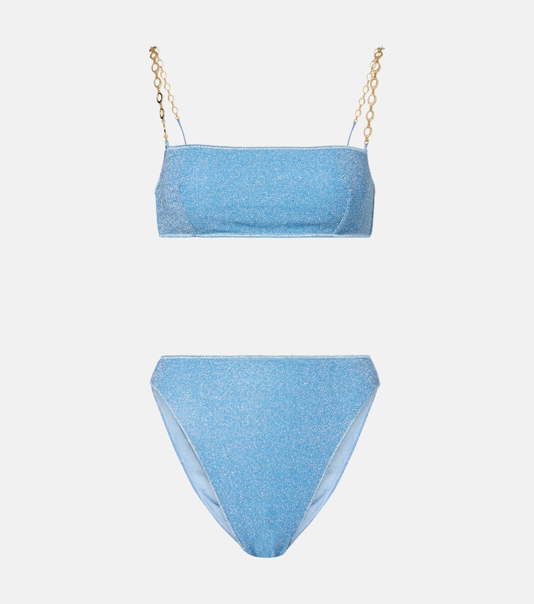 Bikini Lumière O Chain en lamé | Oséree