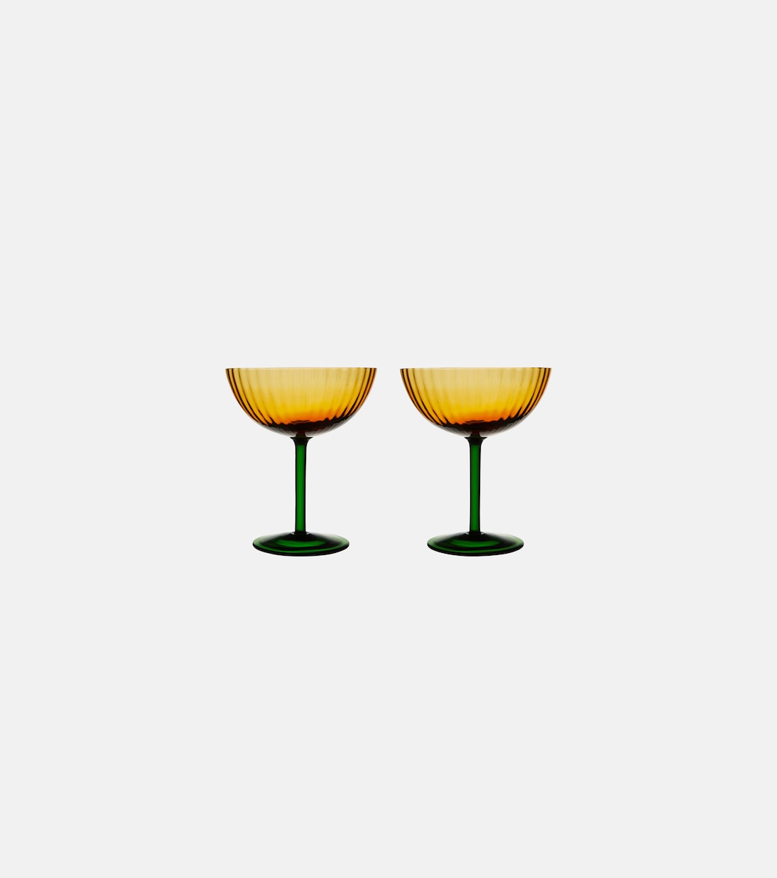Set of 2 champagne coupe glasses | La DoubleJ