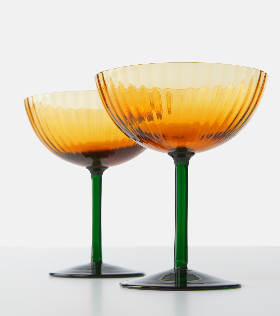 Set of 2 champagne coupe glasses | La DoubleJ