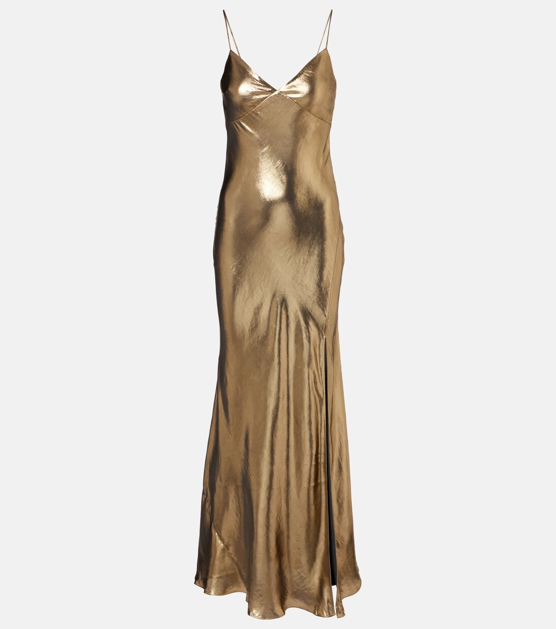 Satin maxi dress | Self-Portrait