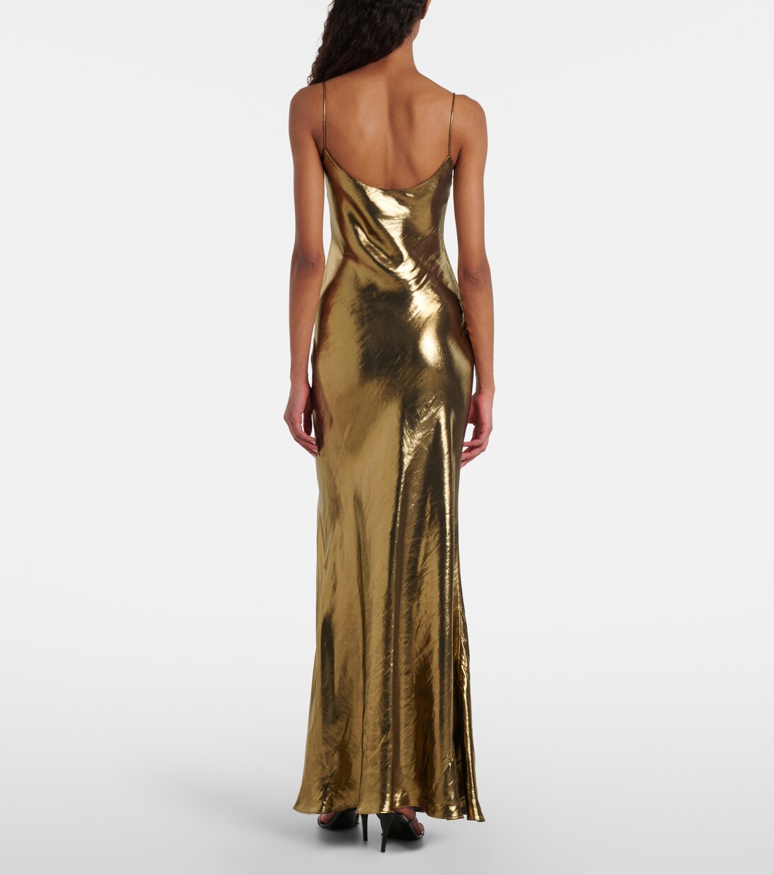 Satin maxi dress | Self-Portrait