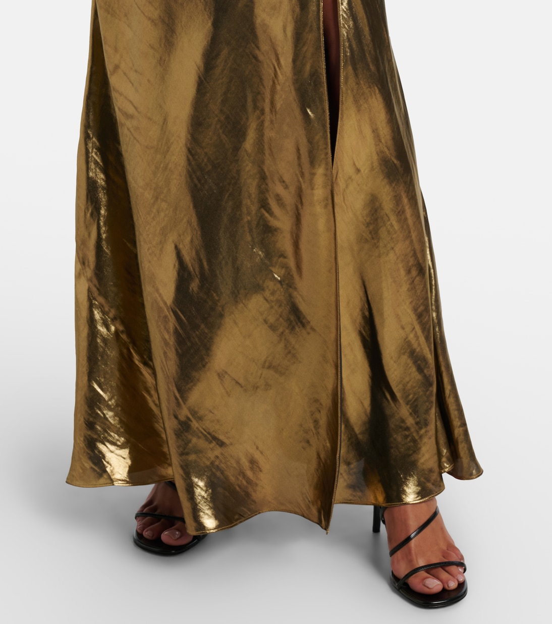Satin maxi dress | Self-Portrait