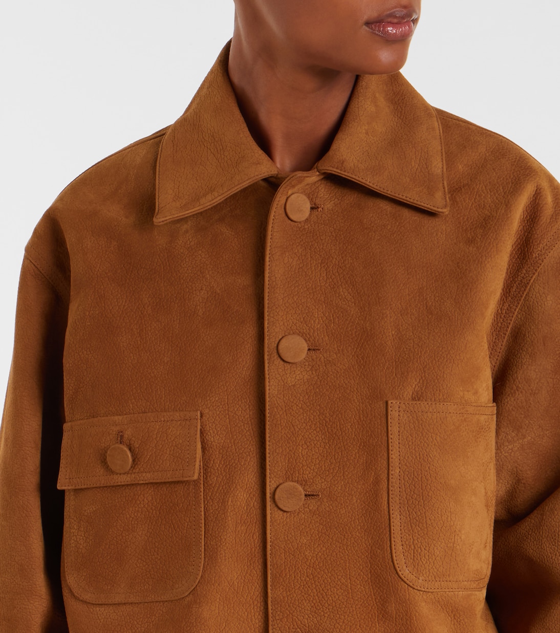 Oversized leather jacket | Plan C
