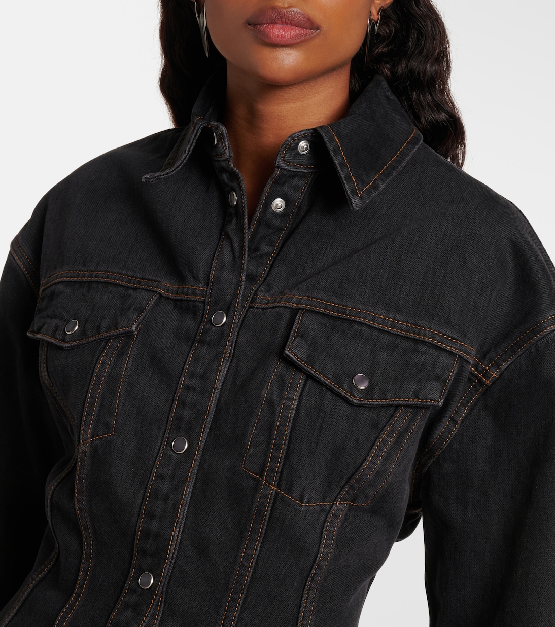 Contour denim jacket | Wardrobe.NYC