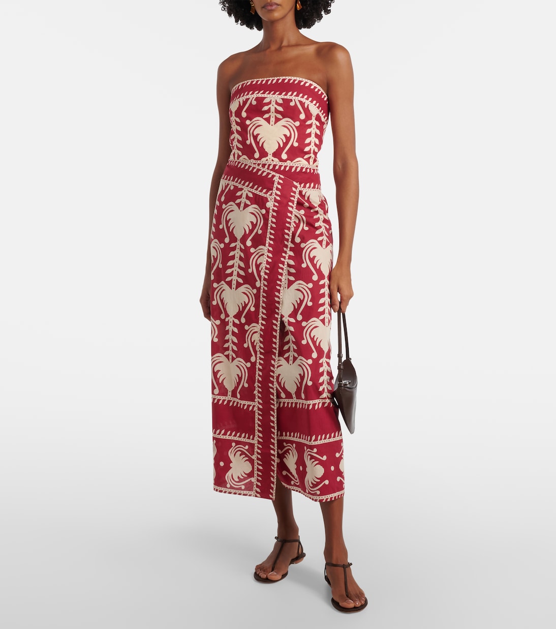 Wickelkleid Ancient Peru aus Baumwolle | Johanna Ortiz