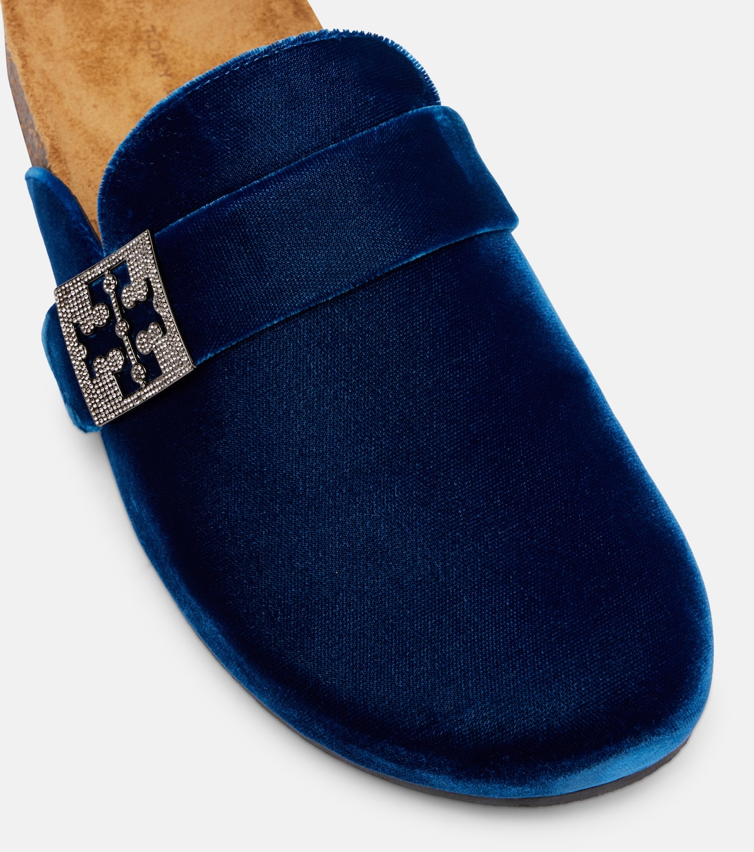 Mellow embellished velvet mules | Tory Burch