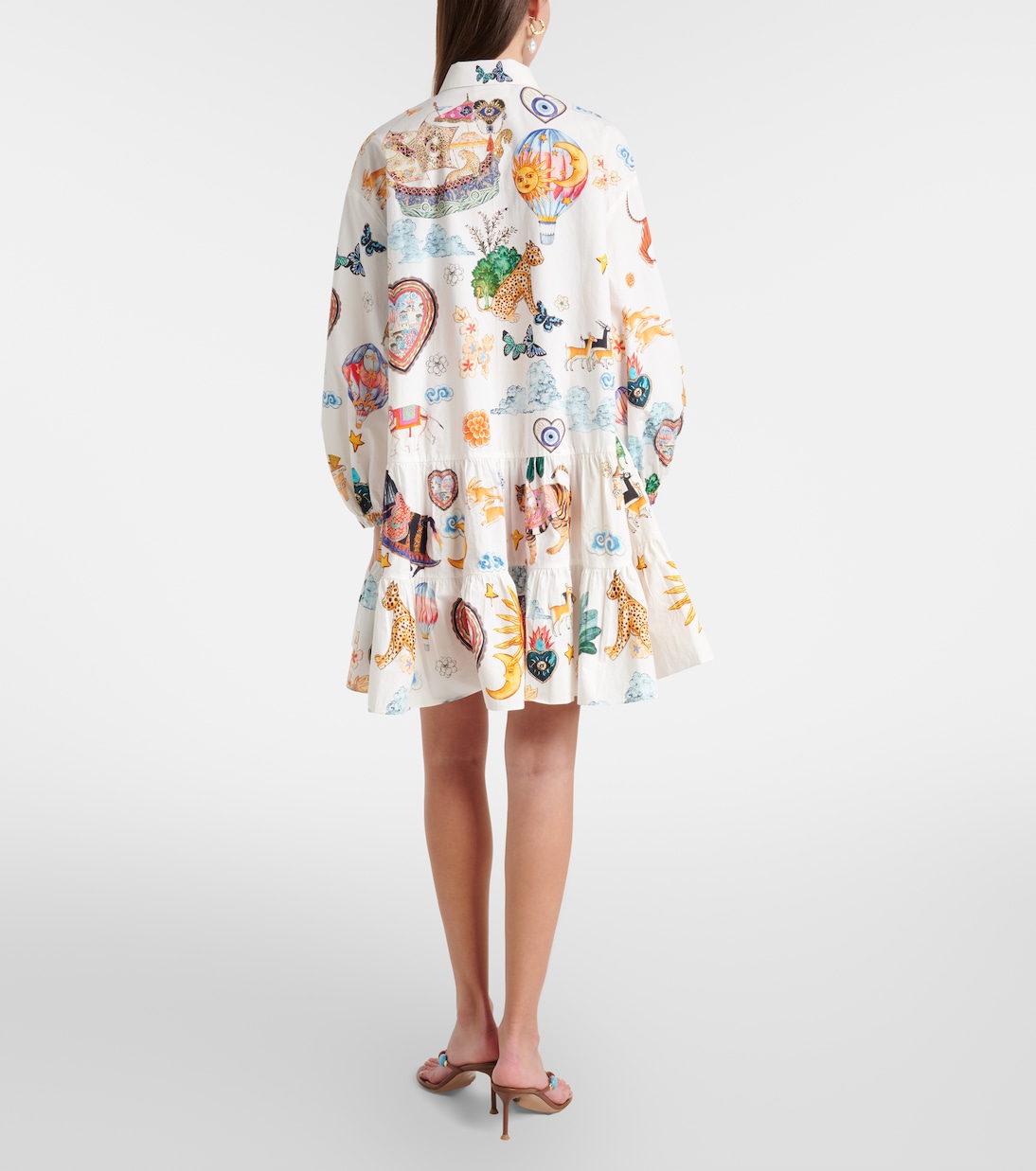 Bedrucktes Minikleid aus Baumwolle | Camilla