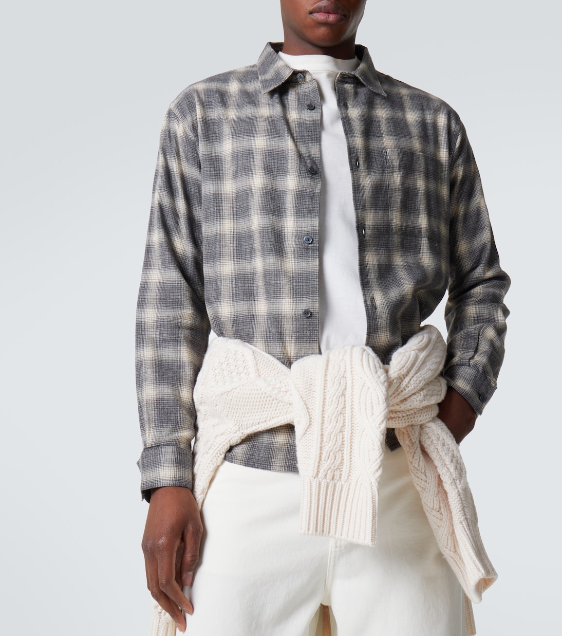 Chemise en coton à carreaux | Frame