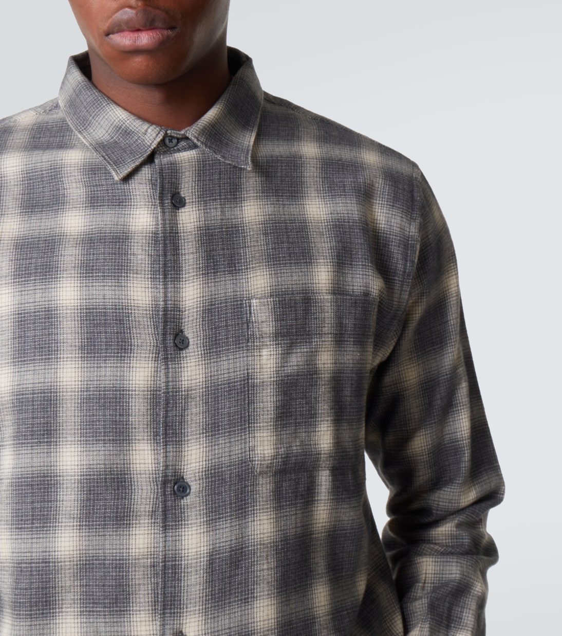 Chemise en coton à carreaux | Frame