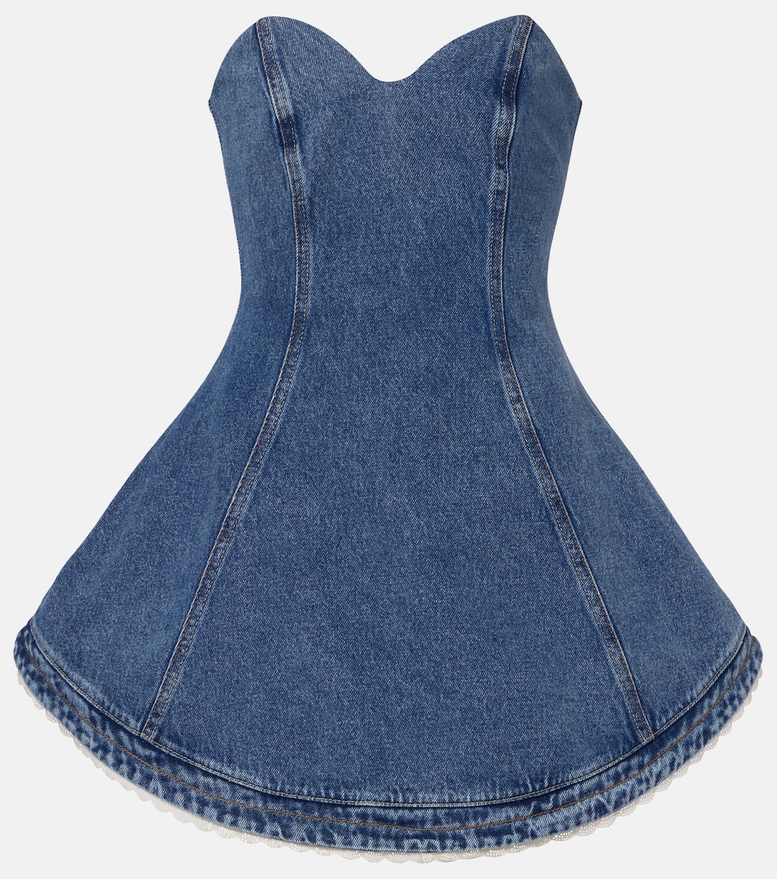 Denim bustier dress | Magda Butrym