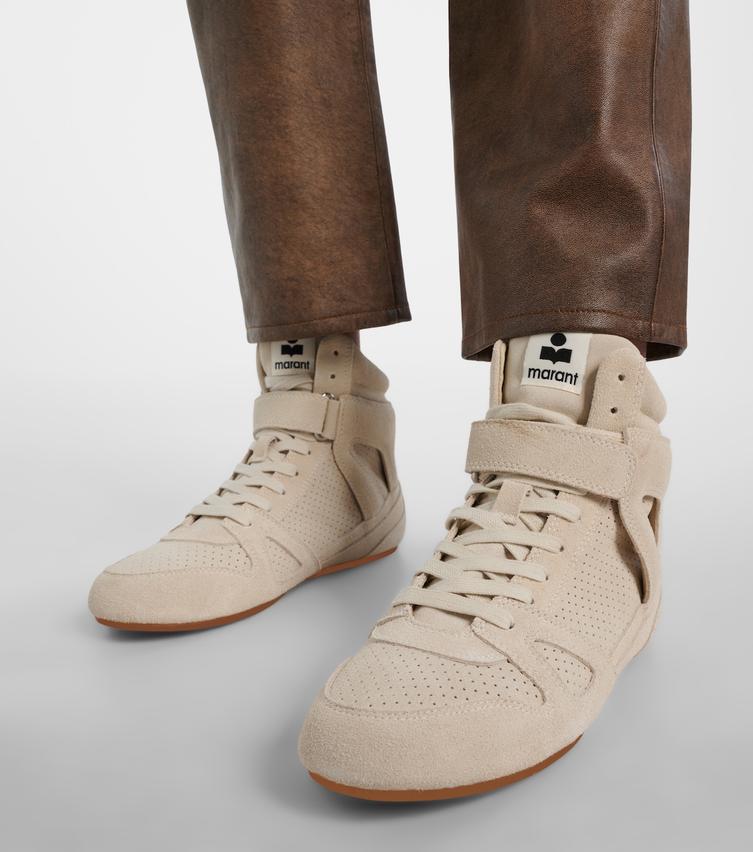 Senny suede high-top sneakers | Isabel Marant