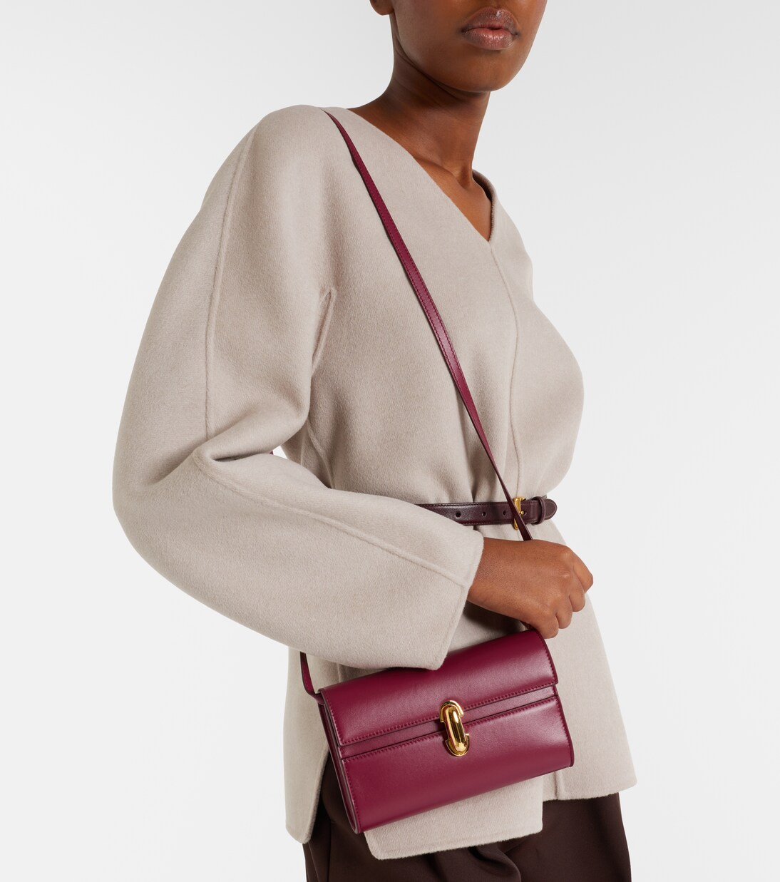 Symmetry 미니 레더 크로스 백 | Savette