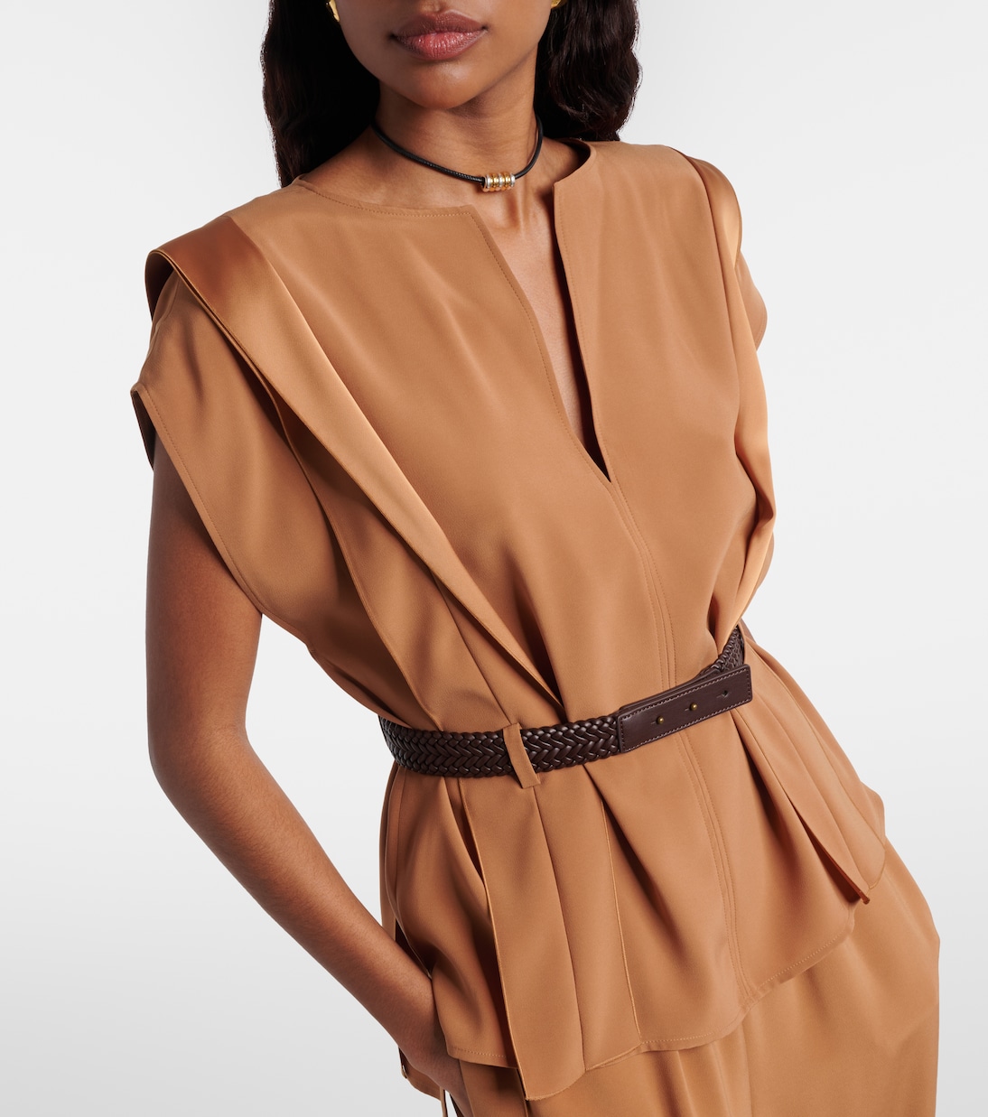 Top en crêpe à ceinture | Max Mara