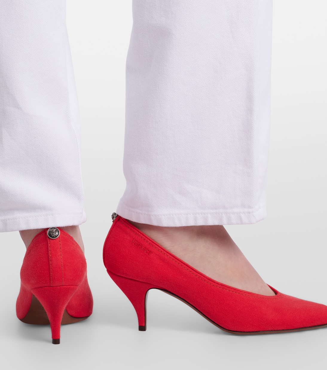 Tina denim pumps | Versace