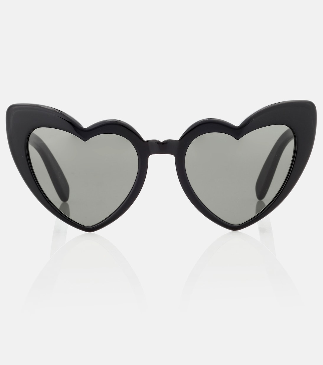 SL 181 Loulou heart shaped sunglasses in black Saint Laurent Mytheresa