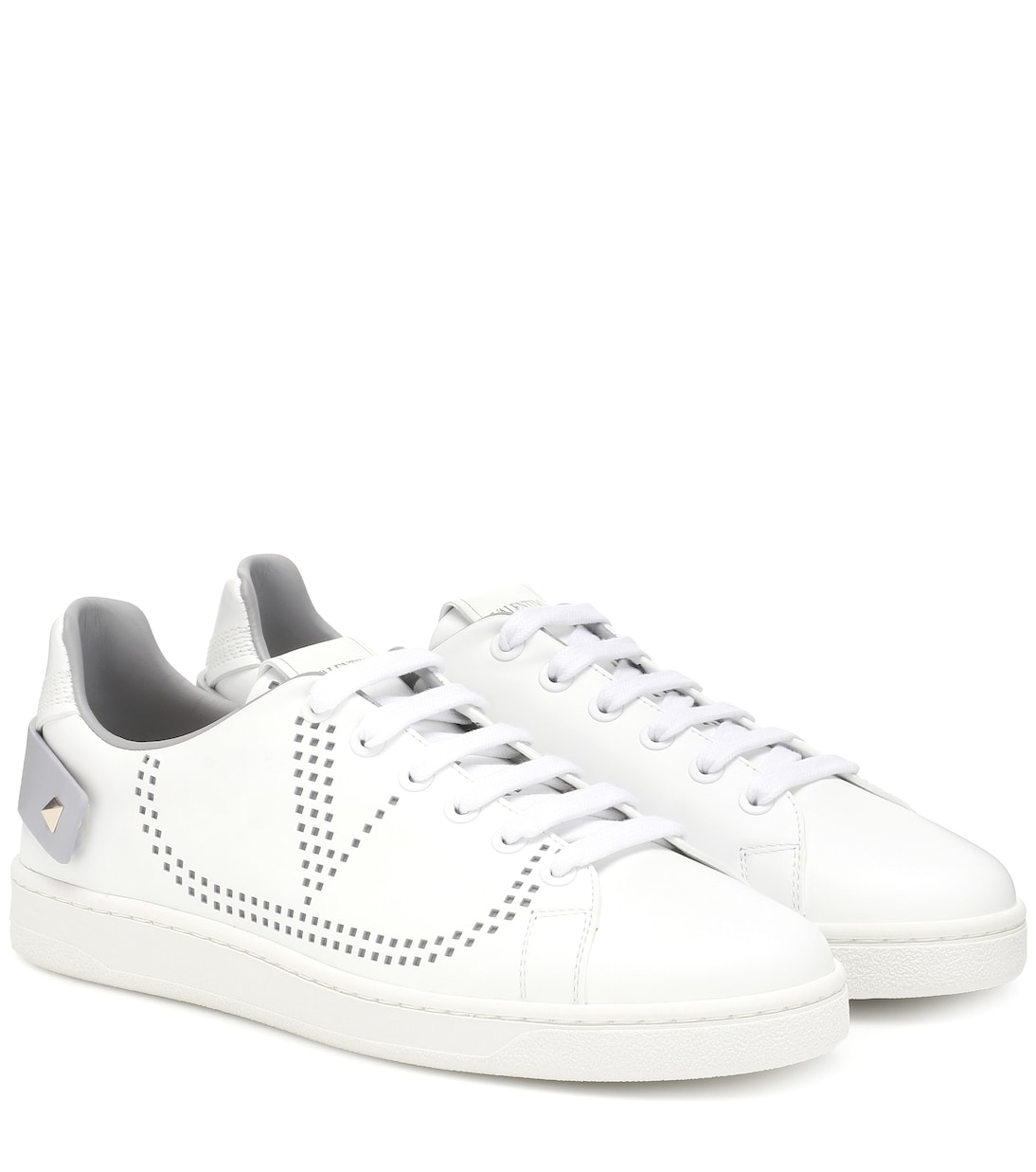 Valentino Garavani BACKNET leather sneakers | Valentino Garavani