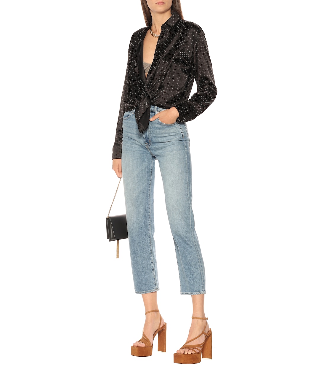 Sandali Venice in suede con plateau | The Attico