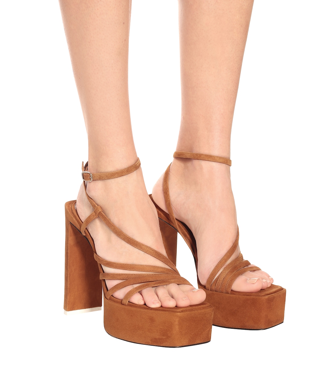 Sandali Venice in suede con plateau | The Attico