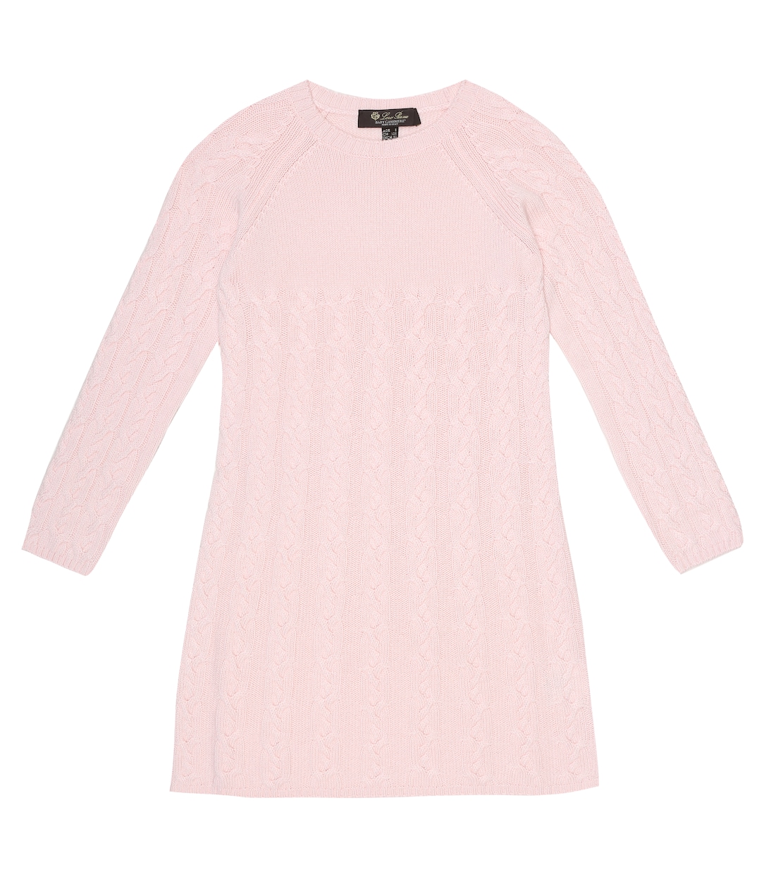 Downy Cables cashmere sweater dress | Loro Piana Kids