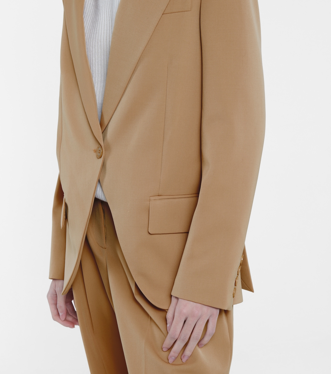 Single-breasted wool blazer | Stella McCartney