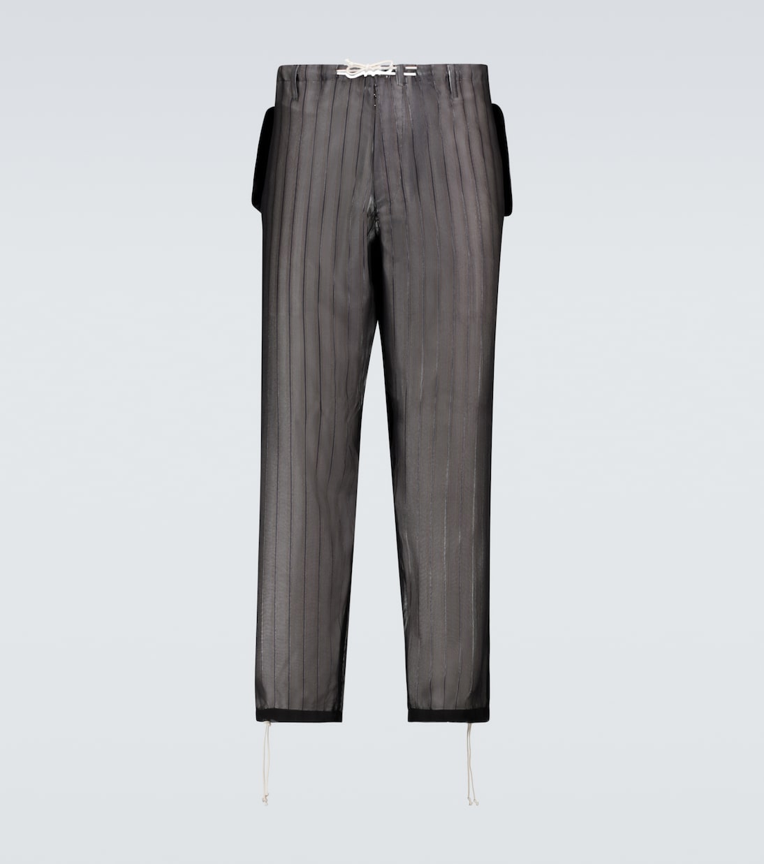 Pantalones de rayas con cordón | Maison Margiela