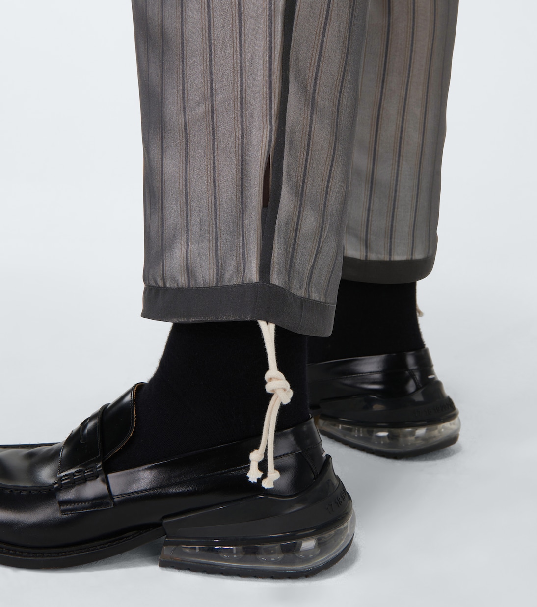 Pantalones de rayas con cordón | Maison Margiela
