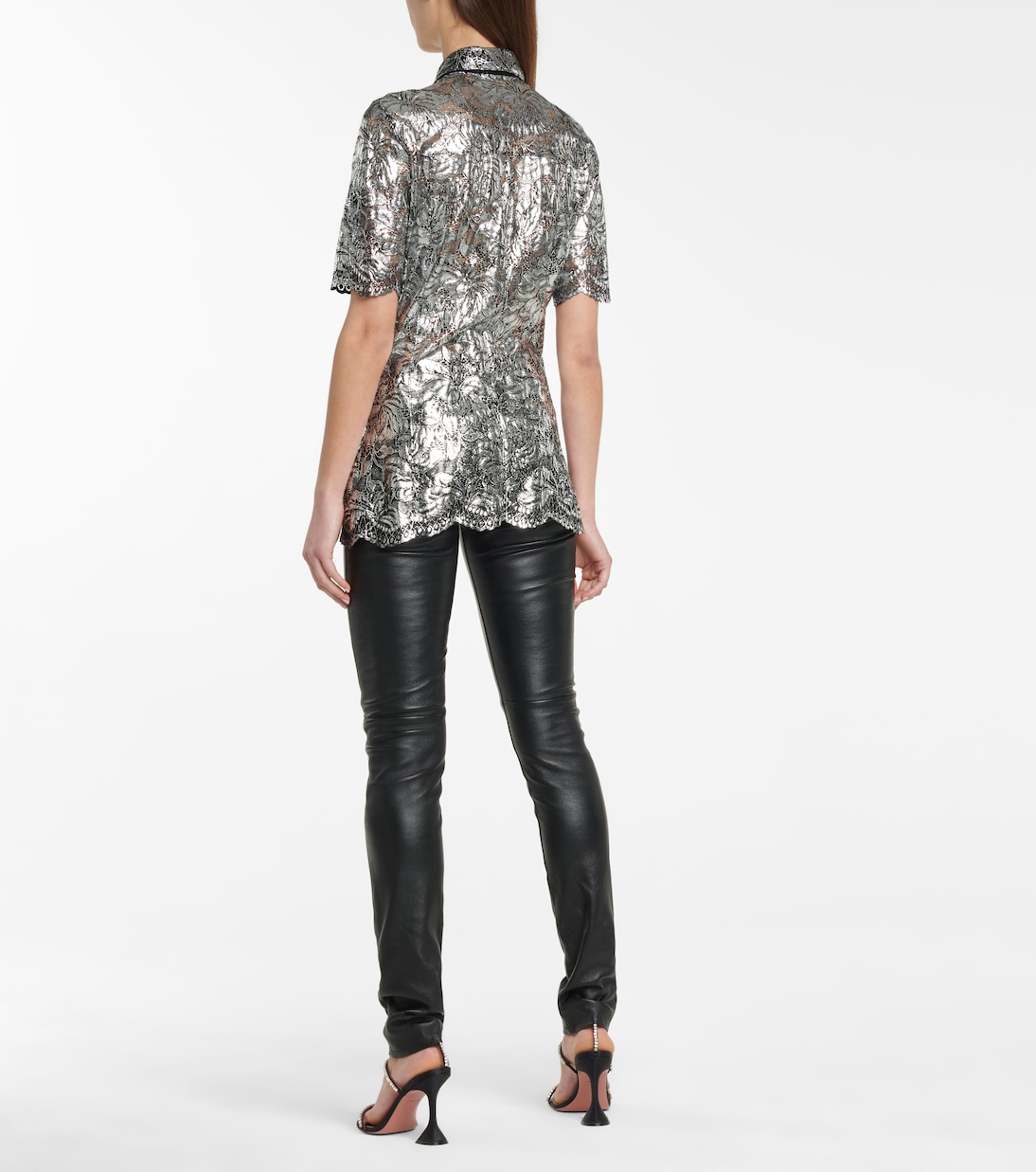 Bluse aus Spitze | Rabanne